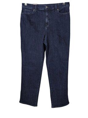 Gloria Vanderbilt Amanda Denim New High Rise Slimming Tapered Blue Jeans 16
